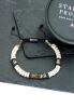 Vanguard Lava Bead Mens Bracelet