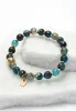 Ewa Beaded Green Agate Bracelet