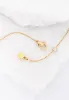 Brilliance V-Bar Chevron Zircon & Gold Necklace