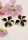 Bloom Earrings in Midnight Black