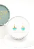 Refresh Earrings in Aqua