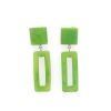 Tagua Earrings Hebi Green