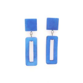 Tagua Ohrring Hebi Sky