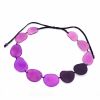 Tagua Kette Caro Matt Lila