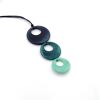 Tagua Kette Belli Petrol