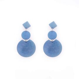 Tagua Earrings Modell A Sky