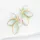 Flourish Mint Leaf Earrings