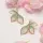 Flourish Mint Leaf Earrings