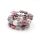 Spiralarmband Hot Pink