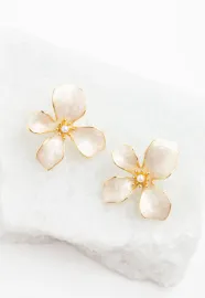 Hope in Bloom Earrings, Tuscan