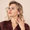 Hope in Bloom Earrings, Tuscan