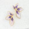 Flourish Lavender Leaf Earrings