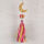 Decorative Pendant Moon yellow/colorful