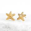 Golden Starfish Studs