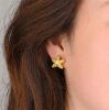 Golden Starfish Studs