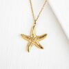Golden Starfish Necklace