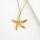 Golden Starfish Necklace