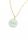 Ichthus Fish Necklace in Mint