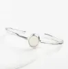Serene Agate Cuff Bracelet