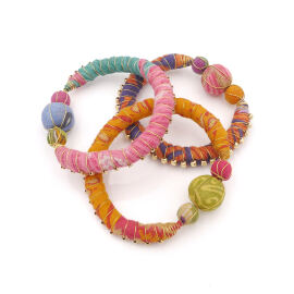 Armband Kantha 3er-Set Boho
