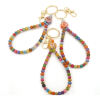 Kantha Looped Bead Bag Clip