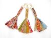 Kantha Braided Fringe Bag Clip