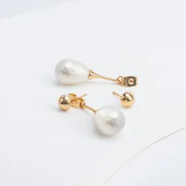 Moon Drop Earrings