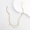 Sage & Gold Necklace