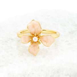 Hope in Bloom Ring, Misty Rose