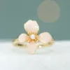Hope in Bloom Ring, Misty Rose