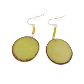 Tagua Earrings LEA Kiwi