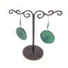 Tagua Earrings LEA Teal