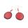 Tagua Ohrringe LEA Rot