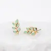 Rowen Studs Earrings in Mint