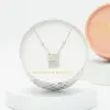 Act Justly Necklace in Sterling Silver