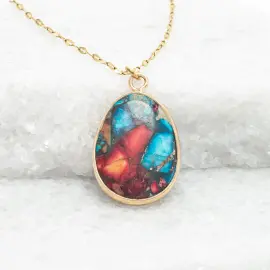 Mosaik Jasper Necklace
