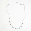 Necklace Guiding Lights in Silver & Blue
