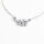 Rowen Leaf Necklace in Silvercolor